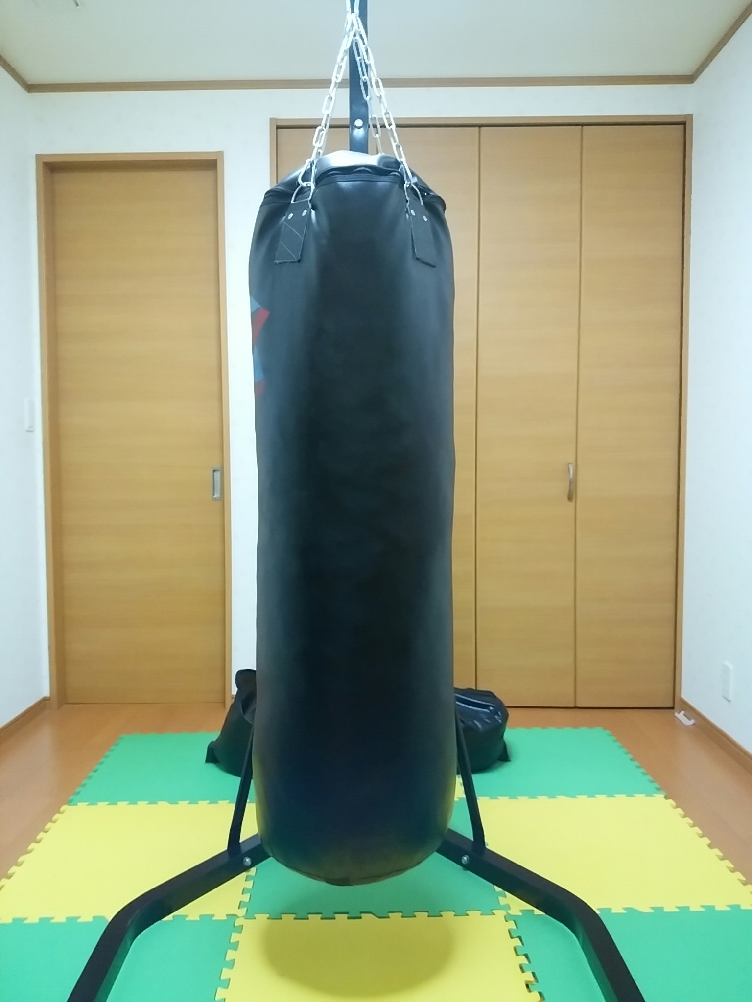 空手のサンドバッグ・引き取り希望なら。2,000円・現金手渡しで